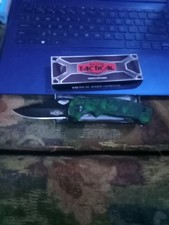 7.5 Inch Spring Assisted Knife Razor Tactical Brand