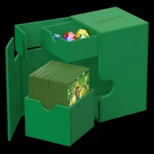 Ultimate Guard - Flip'n'Tray Monocolor Deck Case 100+ "Green"