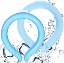 Neck Cooling Tube - Reusable Ice Ring Cooler Collar for Body in Hot Weather |