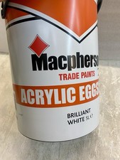 092402 ACRYLIC EGGSHELL BRILLIANT WHITE 5Ltr Macpherson TRADE Paints By CROWN