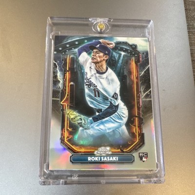 Roki Sasaki 2025 Topps Cosmic Chrome #ET-23 Extraterrestrial Talent Rookie RC