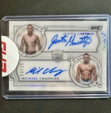 2024 Topps Royalty UFC - Dual Autographs Justin Gaethje, Michael Chandler #DA-GC