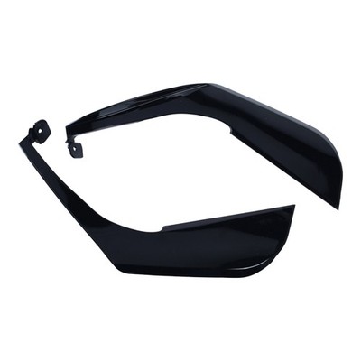 Gloss Black Front Bumper Side Canards Fin Splitter For Corvette C8 Z51 2020-2025