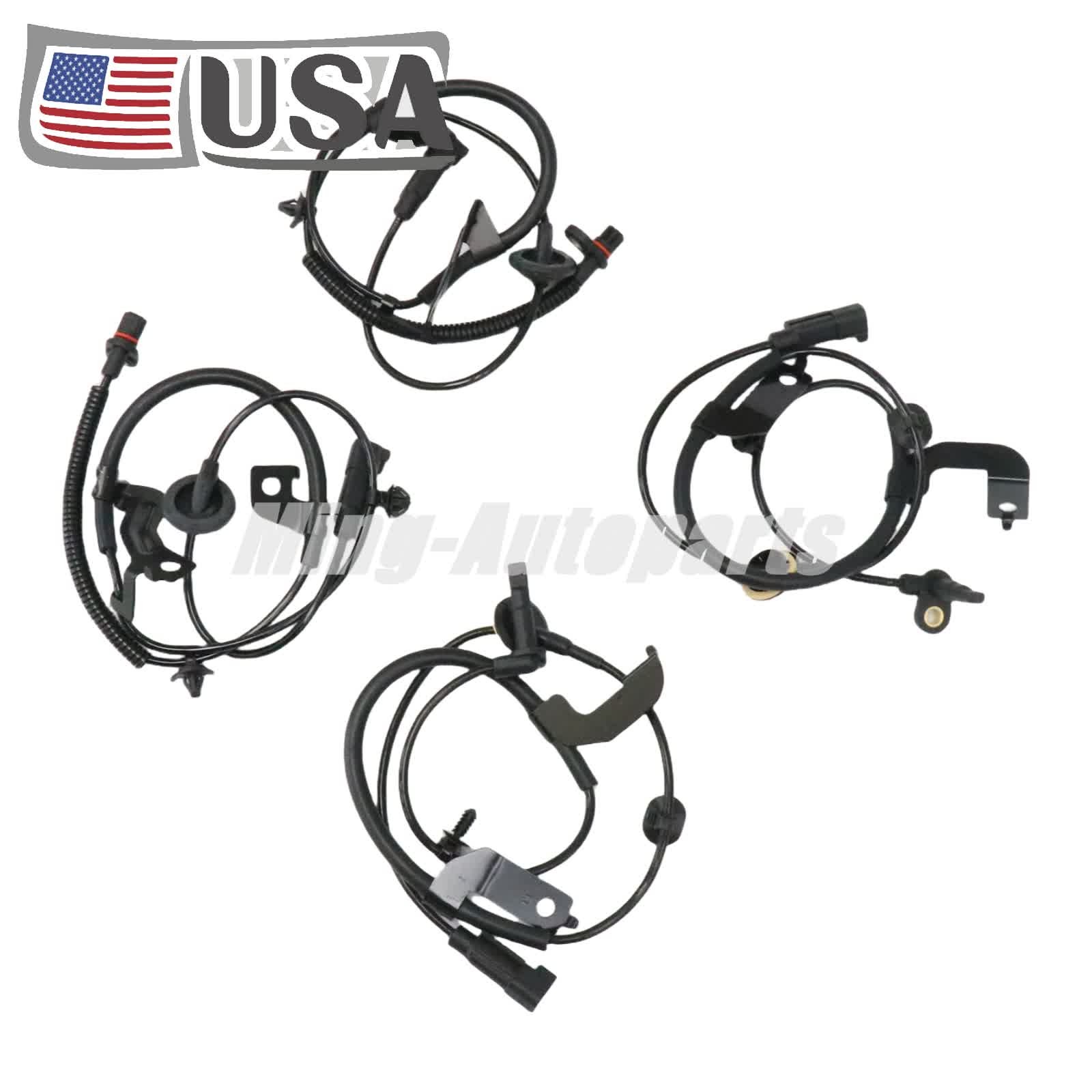 4* ABS Wheel Speed Sensor Front Rear For Dodge Caliber Jeep Compass Patriot FWD