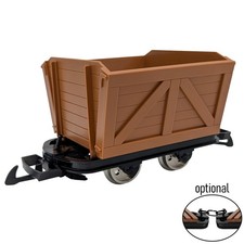 Torflore Grubenhunt Feldbahnwagen braun Selbstbauwagen Spur-G Bausatz ML-Train