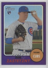 2017 Heritage High Number Hot Box Chrome Purple Refractor Rob Zastryzny 0f8