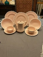 Johnson Bros England Old Staffordshire Rose Dawn Dishes 11 Piece Set England