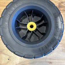 Gorilla Cart Replacement Wheel 10in Turf Flat Free Tire/wheel Free Shipping