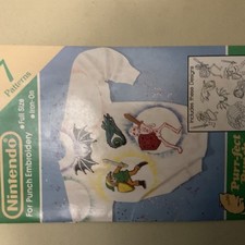 RARE Vintage Nintendo Punch Embroidery 64254 Purr-fect Punch Legend Zelda Link