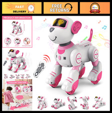 Interactive Robot Dog for Kids 7-8, Remote Control Puppy Toy, Touch  Follow Fun