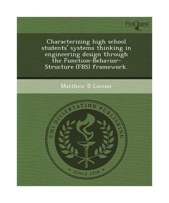 Charakterizing high school students systems thinking in engineering design throu