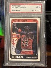 1988 Fleer #17 Michael Jordan PSA 5