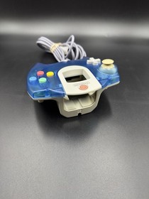 Sega Dreamcast Controller (HKT-7700) OEM Aqua Blue TESTED - WORKING