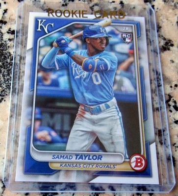 SAMAD TAYLOR 2024 Bowman Topps Rookie Card RC Logo San Diego Padres .379 AVG $