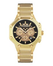 Versus Versace Mens  Gold 45mm Bracelet Fashion Watch
