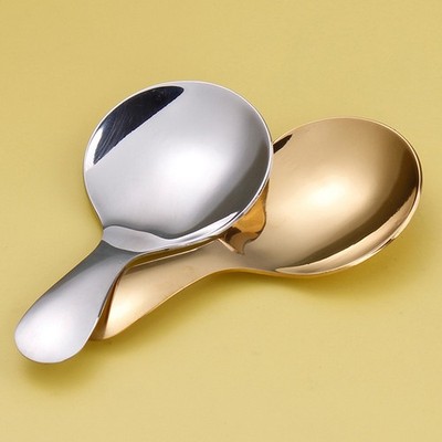Cute Stainless Steel Spoon Short Handle Ice Cream Tea Coffee Spoon Kids Sp-YH