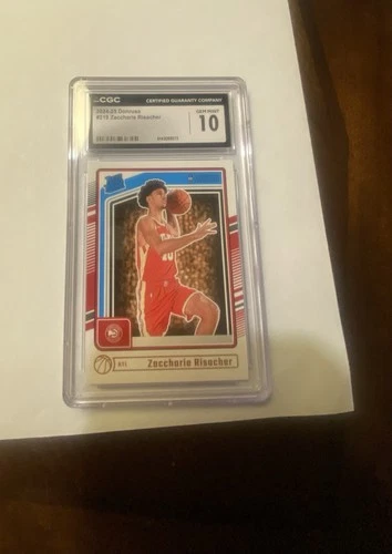 2024-25 Panini Donruss Zaccharie Risacher #219 Rated Rookie CGC 10