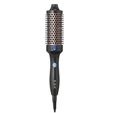 K K 1.77 Inch Heated Curling Brush with Ceramic Tourmaline Ionic Technology f...