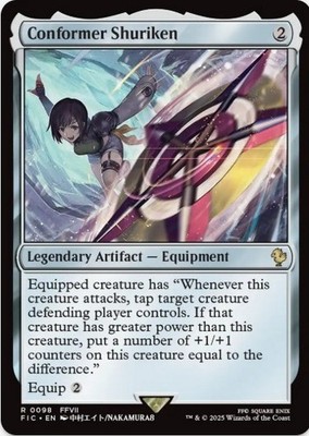 1 x Conformer Shuriken - Final Fantasy Commander - LP - MTG