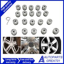 New 20 Pcs Chrome Wheel Lug Bolt Nut Cover Caps Fit For Vw Touareg 2004-2016