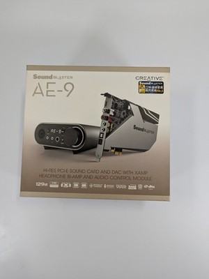 Sound Blaster AE-9 PCIe Audio Interface XLR 48V Phantom Power ACM Headphone Amp