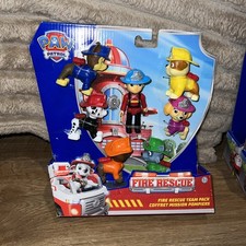 Paw Patrol Fire Rescue Team Pack Figure Set New 7 pack figures 