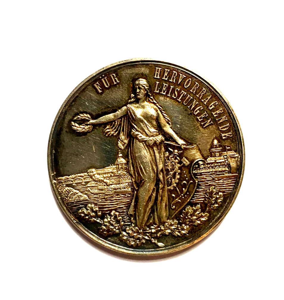 Silver Medal In Relief Best Performance Agricultural Exhibition Germany