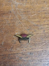 Vintage Aeroshell Shell Lubricating Oil Enamel Pin Lapel Badge Spencer London 
