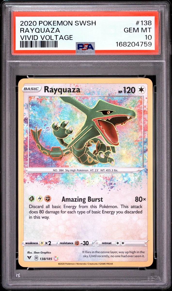 Rayquaza 138/185 Swsh04: Vivid Voltage for sale | eBay