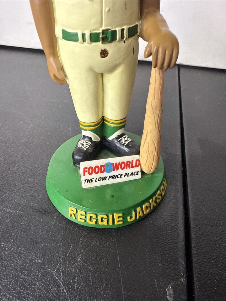 Vintage Reggie Jackson 1967 Oakland A's Birmingham Bobblehead 2002 SGA 1/1500 - Imagem 2 de 4