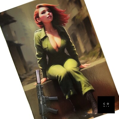 Heat Seeker: A Gun Honey Series #1 Will Jack excl Virgin FOIL VAR Comic only 500
