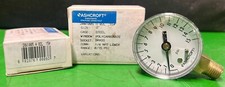 ASHCROFT 20W 1005 H 02L 15 2" PRESSURE GAUGE 1/4" NPT LOWER  LOT OF 2  SHIPS FREE