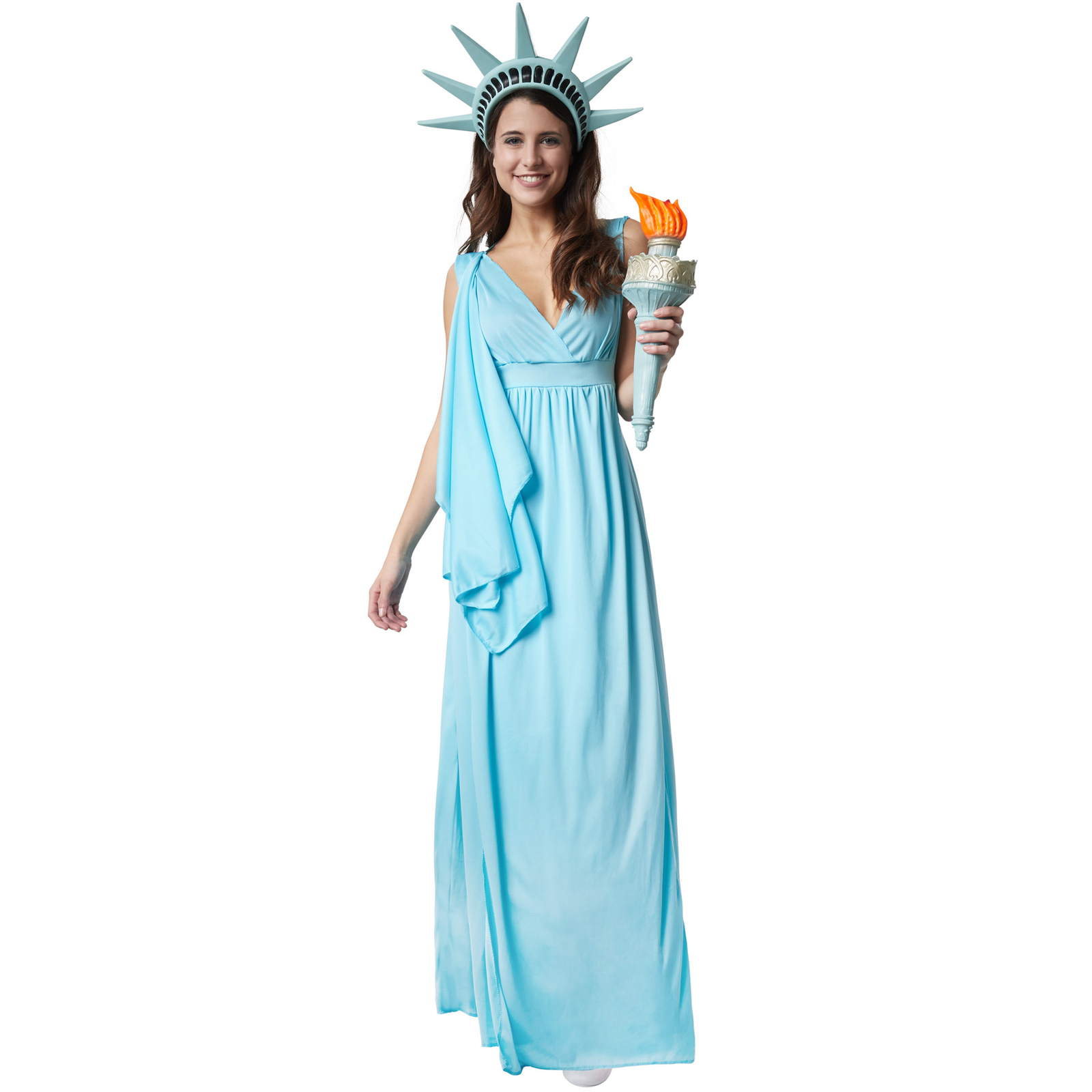 Statue of Liberty Costume Lady Liberty Fancy Dress Halloween Outfit