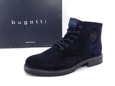Bugatti SOFT FIT Stiefeletten Boots Herrenstiefel Schuhe Blau Warmfutter Gr. 44