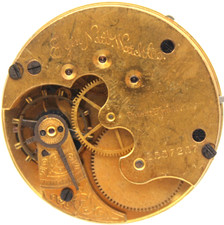 1885 ELGIN POCKET WATCH MOVEMENT 1557257 GRADE 94 8s 11j FD3