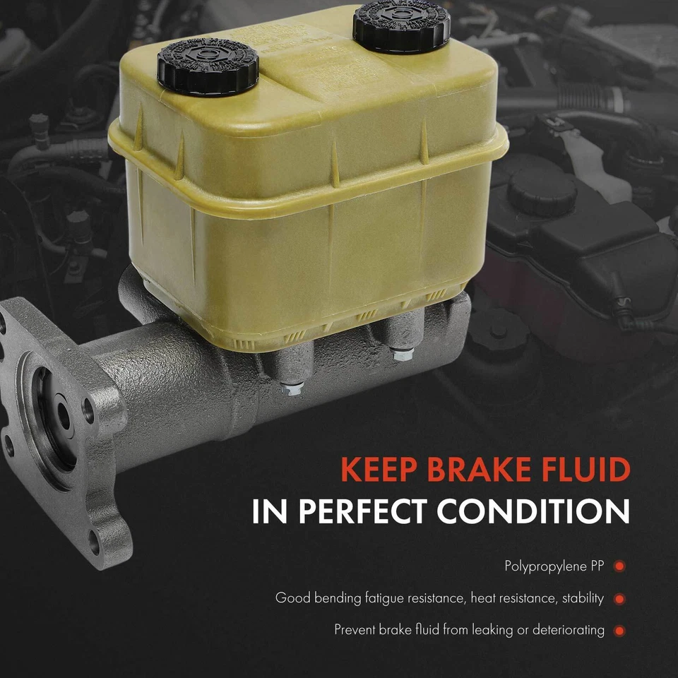 Cilindro maestro de freno con depósito y sensor para Chevrolet GMC B7 P6000 Isuzu FVR Foto 3 de 4