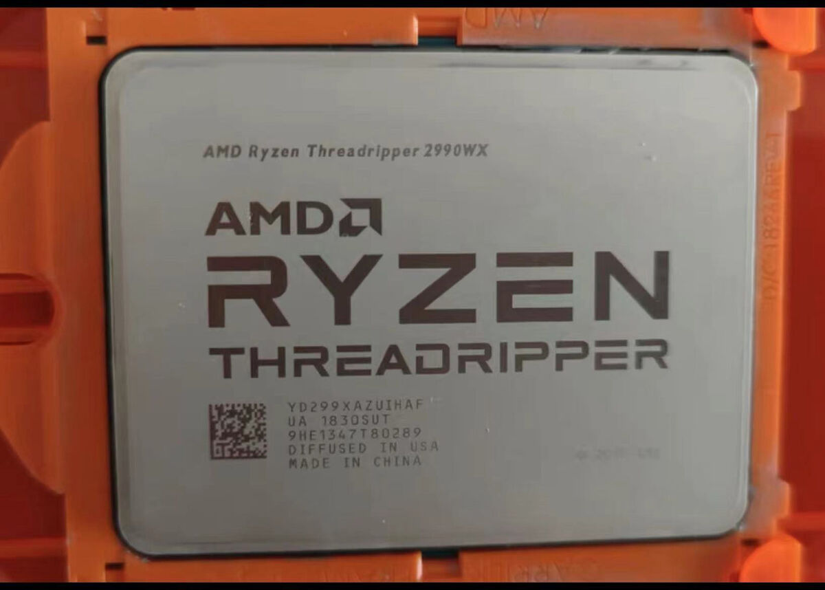 CPU AMD Ryzen Threadripper 2990WX AMD Ryzen Threadripper 2990wx 32 cores, 64 threads CPU