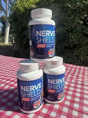 Nerve Shield Pro Advanced New Formula for Neuropathy  Exp: 02/2026 Lot of 3