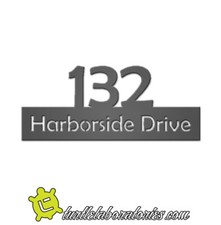 Custom Steel Address Sign Metal Art