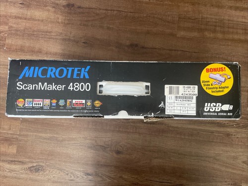 Microtek ScanMaker 4800 Flatbed Scanner + 35mm Slide & Filmstrip Adaptor - Picture 5 of 5