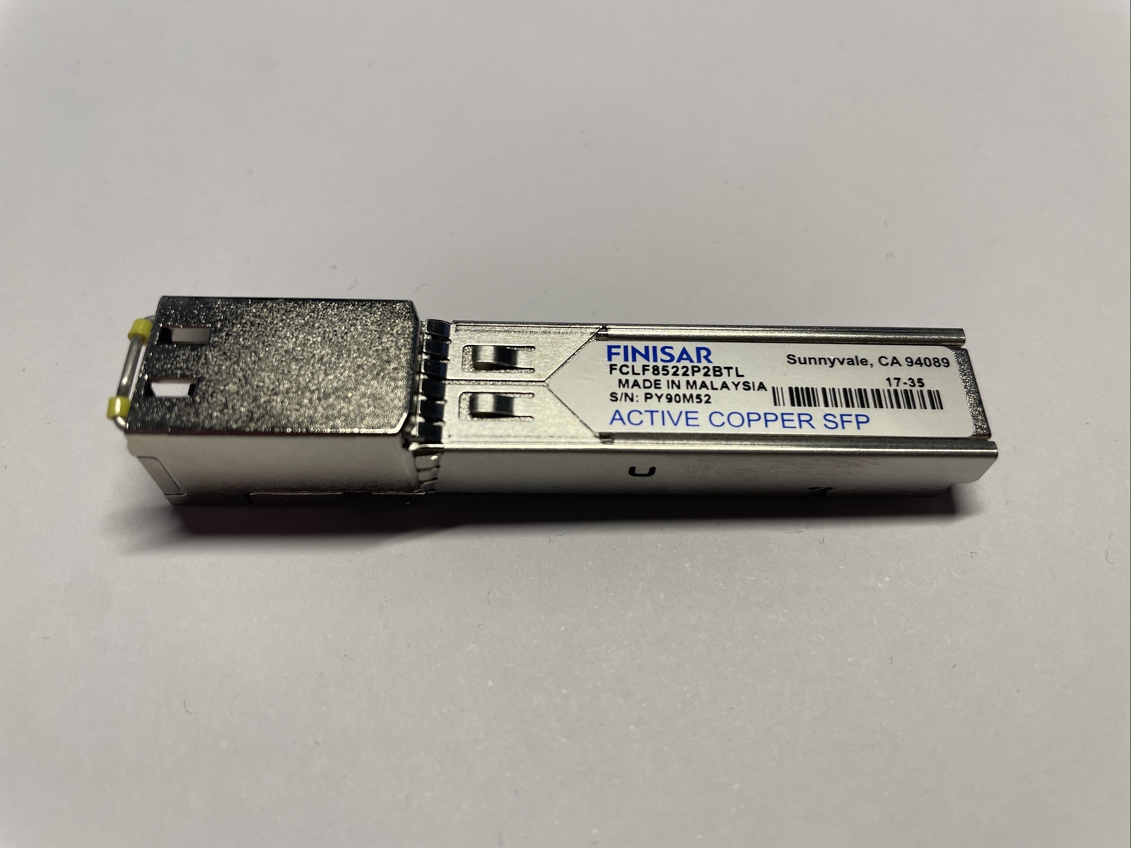 SFP FCLF8522P2BTL Finisar Module Émetteur Récepteur Cuivre RJ45 1000Base-T pour Réseau