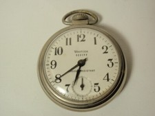 Vintage Westclox Scotty Wind Up Pocket Watch