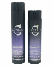 Tigi Catwalk Fashionista Violet Duo Shampoo 10.14 and Conditioner  8.45 Oz