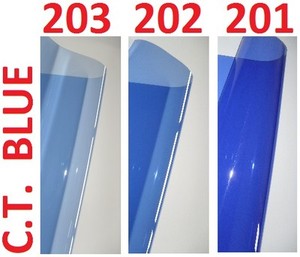 3 X Ctb Blue Lighting Filter Gel Sheets 24 X 24 1 2 3 1 4 1 2 Full Blue Ebay