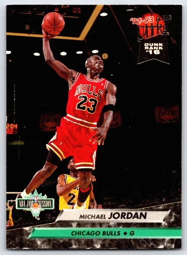 Michael Jordan 216 Ultra Fleer Dunk Rank 16 Chicago Bulls 92-93 Free Shipping!