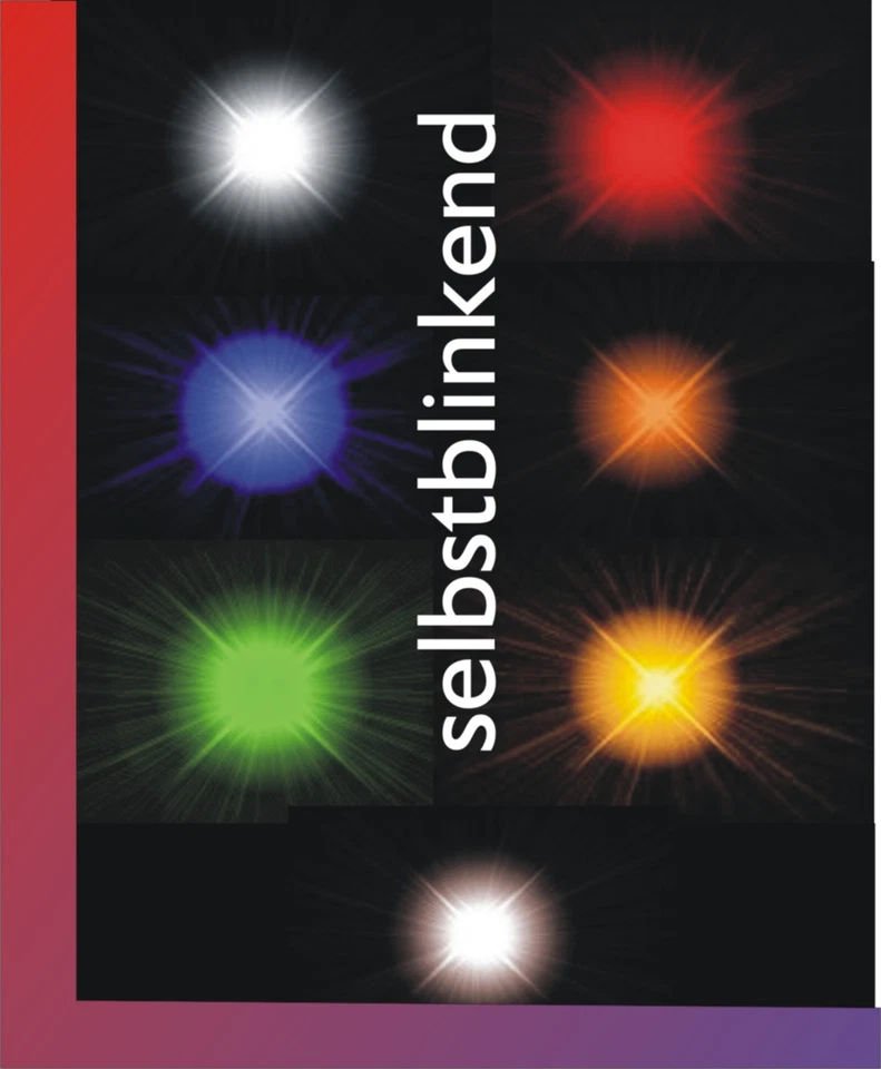 SMD LED Bauart 0805 verschiedene Farben blinkend Blinker flash blink