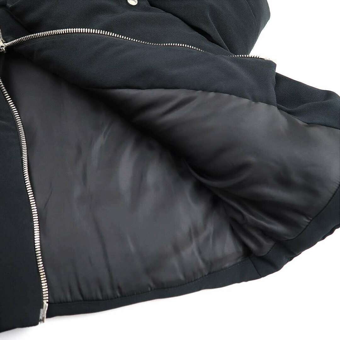 NAMACHEKO 18AW ASYMMETRIC BARBARAJACKET ZIP UP PADDET NAMACHEKO 18AW ASYMMETRIC BARBARAJACKET ZIP UP PADDET