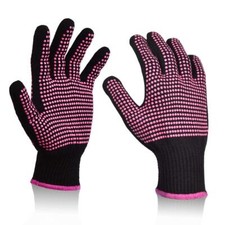 2 Pack Professional Heat Resistant Gloves for Hair Styling Curling Flat Iron