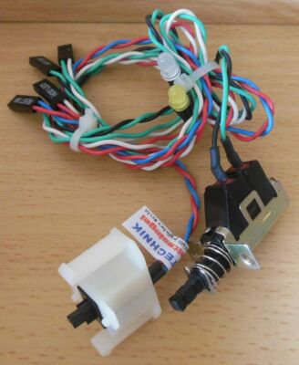 Power Reset Schalter HDD Power LED 15A 125VAC 10A 250VAC TV-5 5A80A T85* pz358