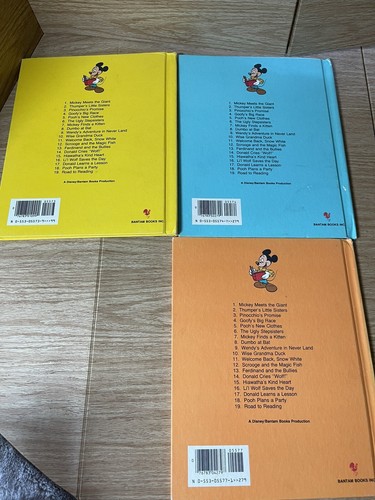 13 Walt DISNEY READERS primary Reading LIBRARY Childrens BANTAM BOOKS VTG Set - Picture 6 of 12